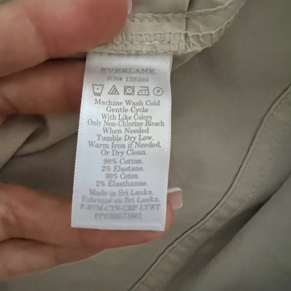 Everlane The Lightweight Leg Crop Chino 2 NWT - Picture 15 of 15